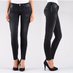 Jean skinny femme Le Temps des Cerises Power3 noir used