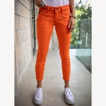 Jean 7/8 éme femme Freeman T Porter Alexa Cropped orange tigerlily