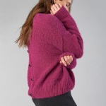 Pull femme Le Temps des Cerises Daisy fushia