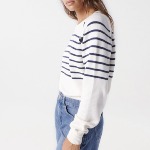 Pull marinière Salsa pour femme