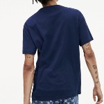 T Shirt Tommy Jeans bleu marine avec drapeau américain