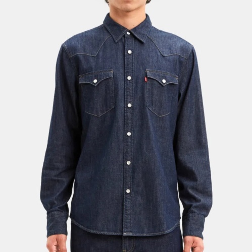 Chemise en jean Levis Barstow Western indigo rinse