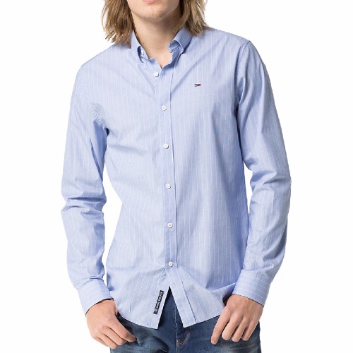 Chemise Tommy Hilfiger homme modèle Thomas couleur Lavender Lustre