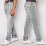 Jean Freeman T Porter Dustee Slim Magic Denim gris nixon pour homme