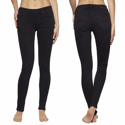 Jean Tommy Hilfiger femme modèle Nora noir Black Soft