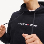 Sweat capuche Tommy Hilfiger Jeans homme noir