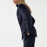 Veste blazer Salsa femme bleu marine