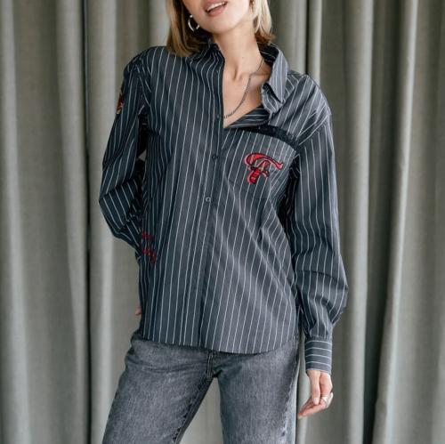 Chemise Freeman T Porter Chella Patches grise