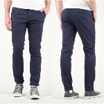 Pantalon Chino homme Le Temps des Cerises Jas bleu marine