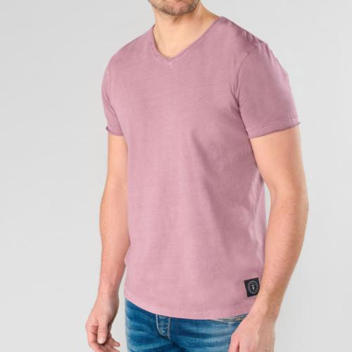 T Shirt Le Temps des Cerises homme Gribs rose