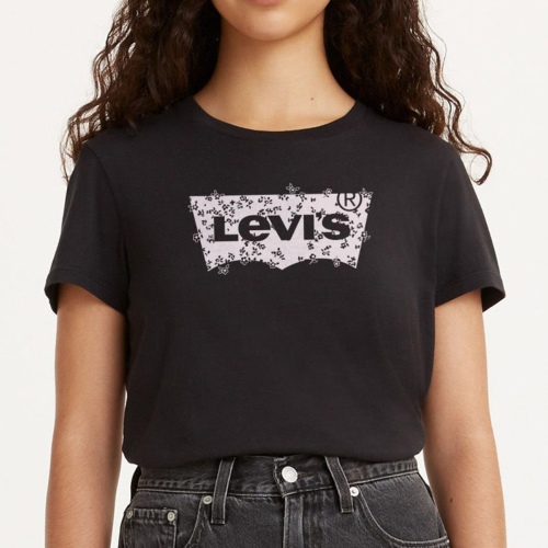 T Shirt Levis femme Perfect Mara Floral Tee noir