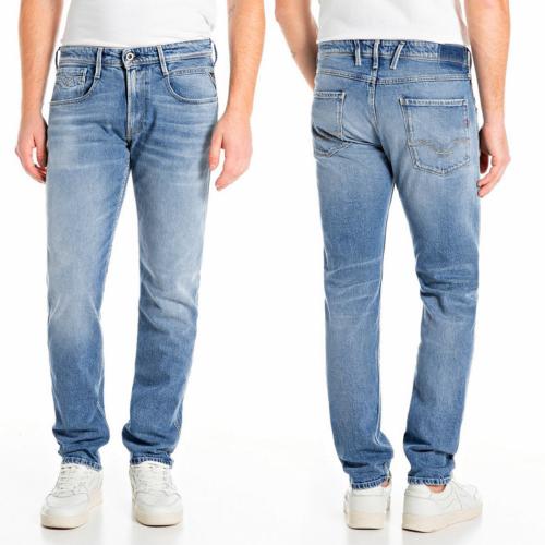 Jeans Replay homme anbass slim stone used