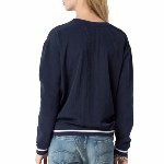 Sweat Tommy Hilfiger femme modèle Alaska bleu marine peacoat