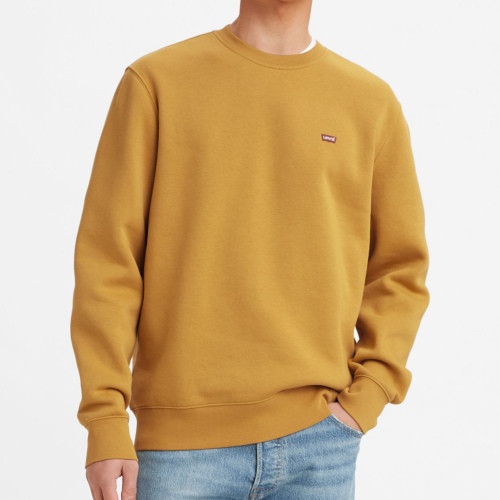 Sweat Levi's ® homme jaune petit logo rouge