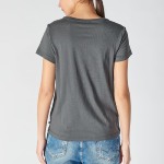 T Shirt Le Temps des Cerises femme Misty gris