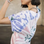Top Freeman T Porter femme Philia Snail tie and dye