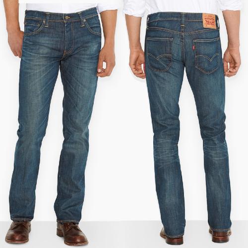 Jean Levis 527 bootcut homme délavage Explorer