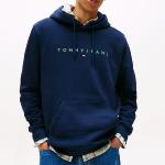 Sweat capuche Tommy Hilfiger Jeans homme bleu marine